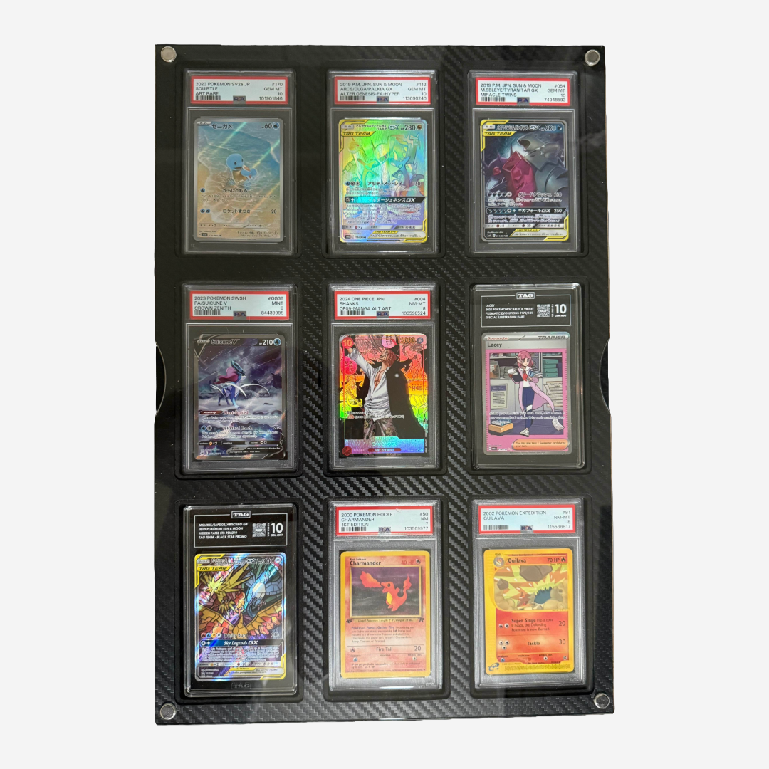 Graded Card Wall Display Frame 3x3