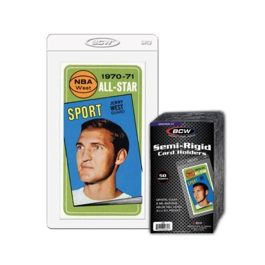Semi-Rigid Card Holder #3 (50 Pack)