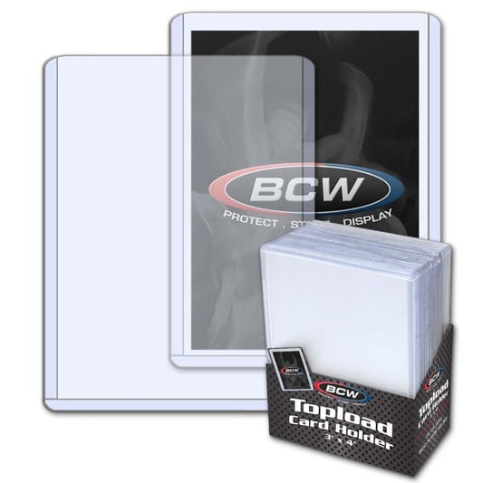 3x4 Topload Card Holder - Standard (25 Pack)