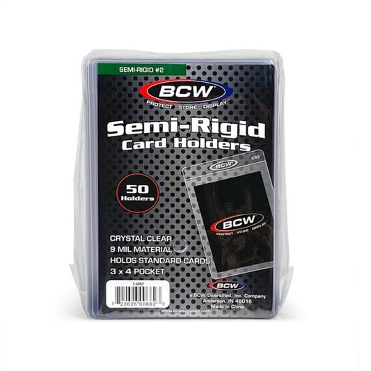 Semi-Rigid Card Holder #2 (50 Pack)