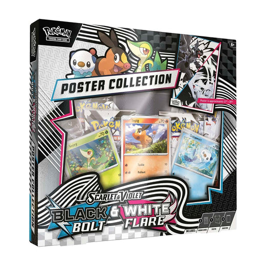 Pokémon TCG: Unova Poster Collection for Scarlet & Violet—Black Bolt & White Flare