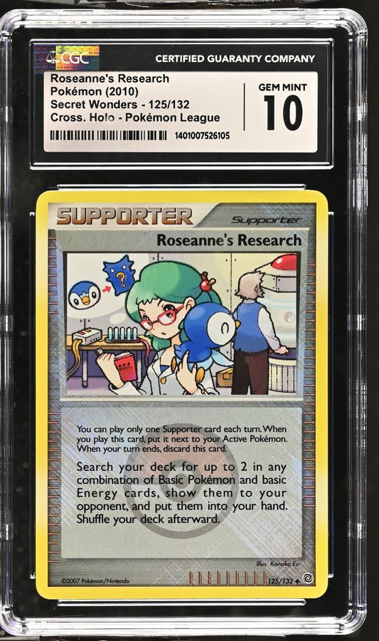 Roseanne's Research Cross Holo — CGC Gem Mint 10 — Secret Wonders JP