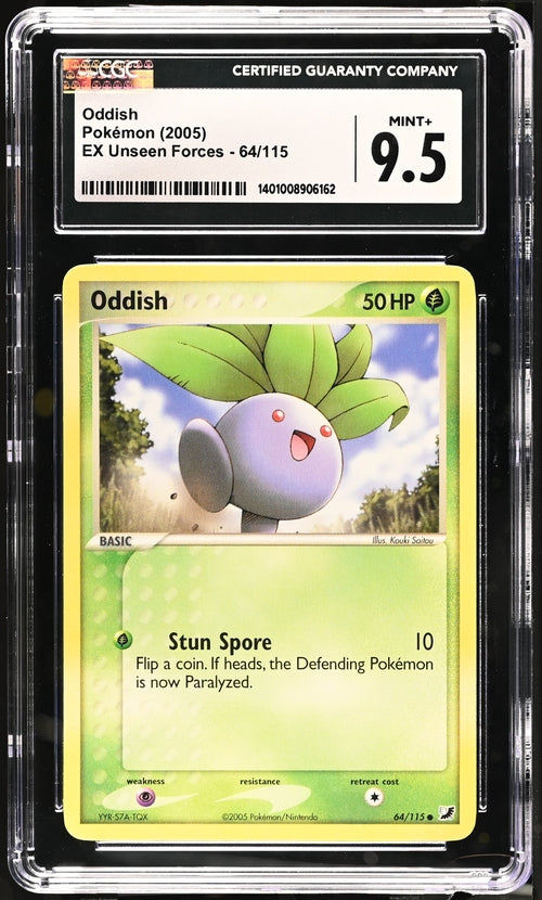 Oddish — CGC Mint+ 9.5 — Ex Unseen Forces