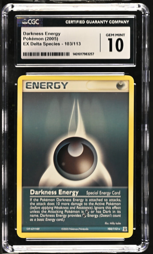 Darkness Energy — CGC Gem Mint 10 — Ex Delta Species
