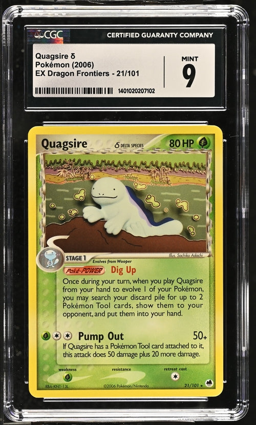 Quagsire — CGC Mint 9 — Ex Dragon Frontiers