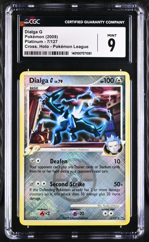 Dialga G LV. 79 Cross Holo — CGC Mint 9 — Platinum