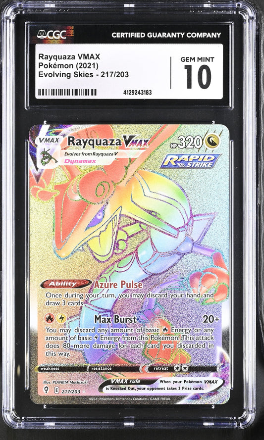 Rayquaza VMAX (Secret) – Evolving Skies