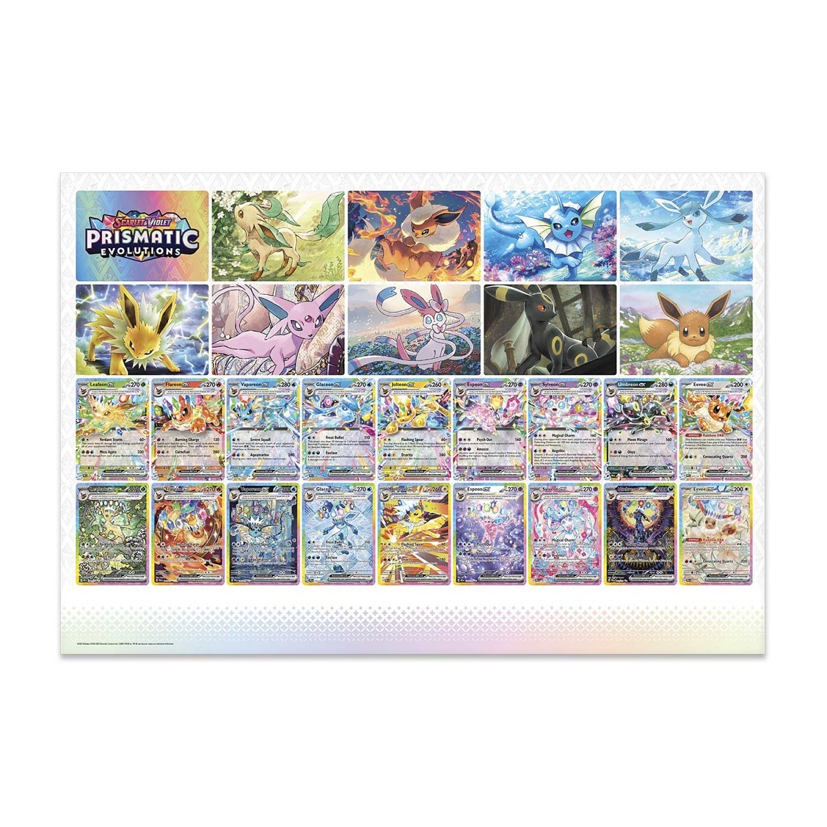 Prismatic Evolutions Poster Collection
