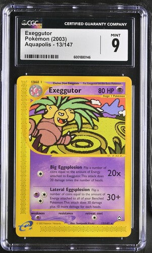Exeggutor — CGC Mint 9 — Aquapolis