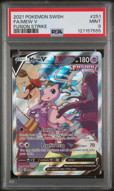 Mew V (Alternate Full Art) – Fusion Strike